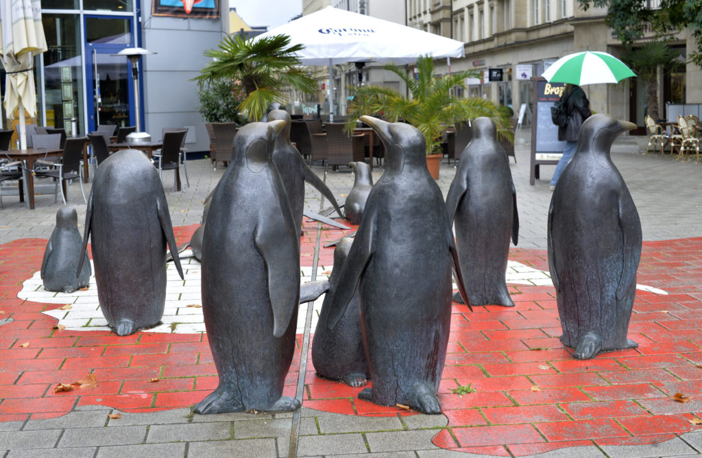 Die Pinguinkolonie - Glücksbringer in Chemnitz